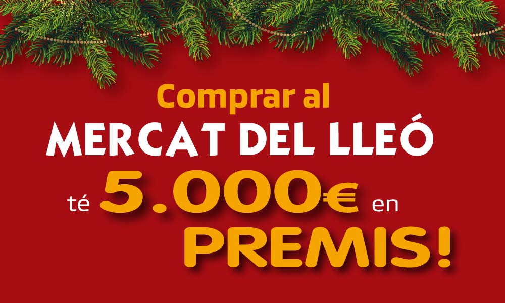 Participa al sorteig de Nadal del Mercat!