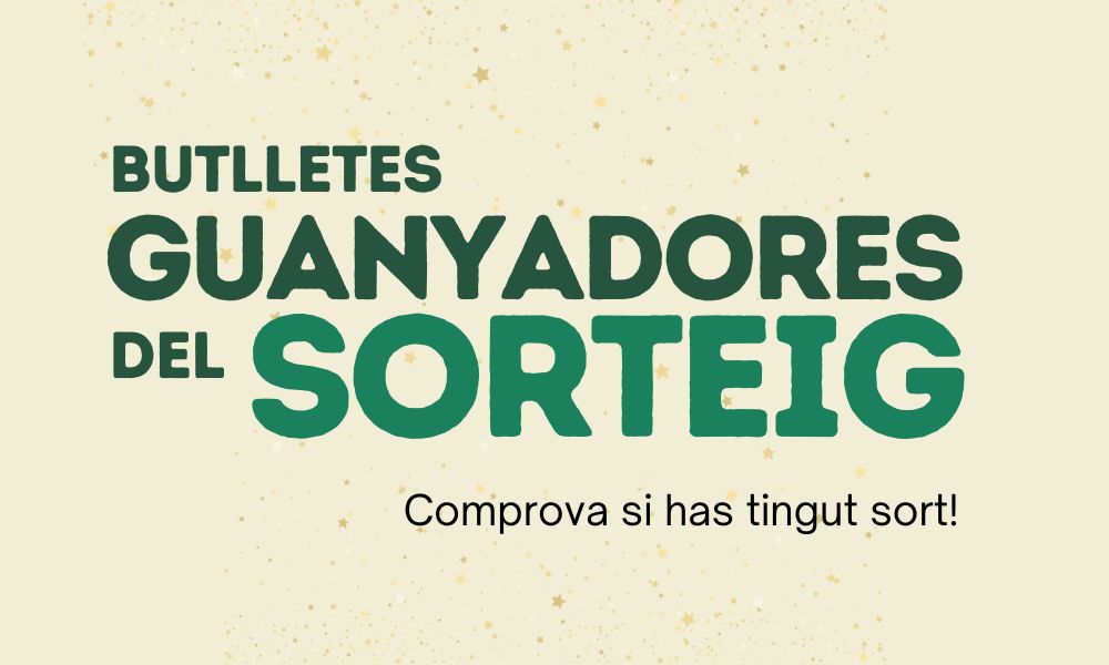 Butlletes guanyadores del sorteig de nadal